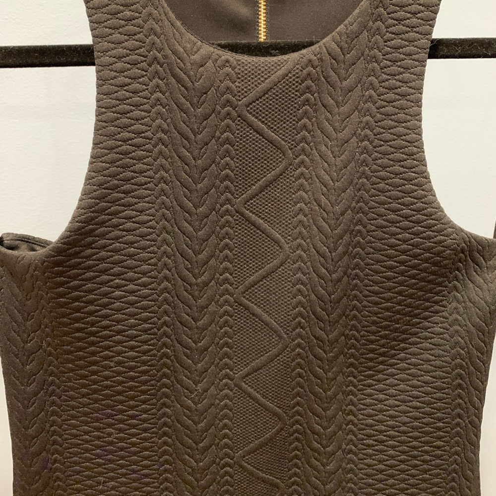 Textured Little Black Dress